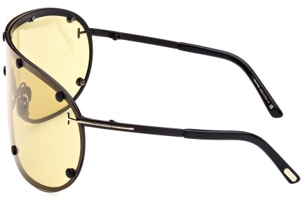 Ochelari de soare Tom Ford FT1043 02E Lentilă unică | Shield Negri