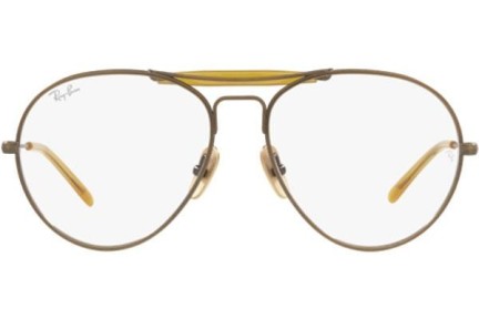 Ochelari Ray-Ban Titanium Collection RX8063V 1222 Pilot Maro