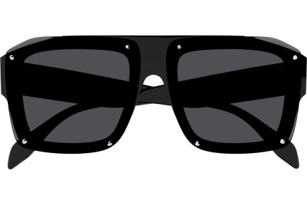 Ochelari de soare Alexander McQueen AM0335S 001 Pătrați Negri