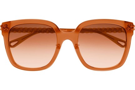 Ochelari de soare Chloe CH0075SK 003 Pătrați Portocalii