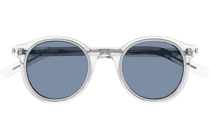 Ochelari de soare Saint Laurent SL521RIM 004 Rotunzi Cristal