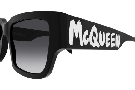 Ochelari de soare Alexander McQueen AM0329S 001 Pătrați Negri