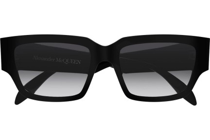 Ochelari de soare Alexander McQueen AM0329S 001 Pătrați Negri