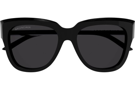 Ochelari de soare Balenciaga BB0160S 001 Pătrați Negri