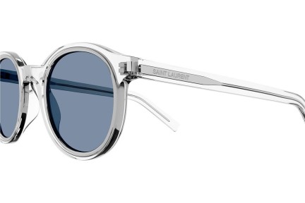 Ochelari de soare Saint Laurent SL521RIM 004 Rotunzi Cristal