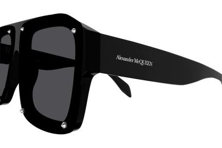 Ochelari de soare Alexander McQueen AM0335S 001 Pătrați Negri