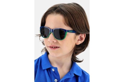 Ochelari de soare Polaroid Junior PLD8043/S RNB/M9 Polarized Rotunzi Albaștri