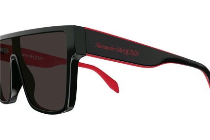 Ochelari de soare Alexander McQueen AM0354S 003 Flat Top Negri