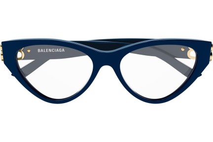 Ochelari Balenciaga BB0172O 004 Cat Eye Albaștri