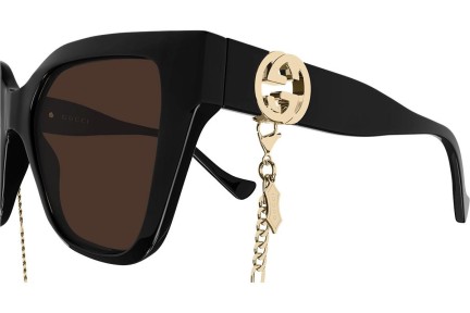 Ochelari de soare Gucci GG1023S 005 Pătrați Negri