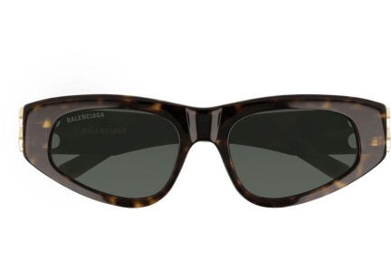 Ochelari de soare Balenciaga BB0095S 002 Cat Eye Havana