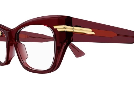 Ochelari Bottega Veneta BV1152O 003 Cat Eye Roșii