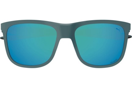 Ochelari de soare Puma PU0360S 003 Polarized Pătrați Albaștri