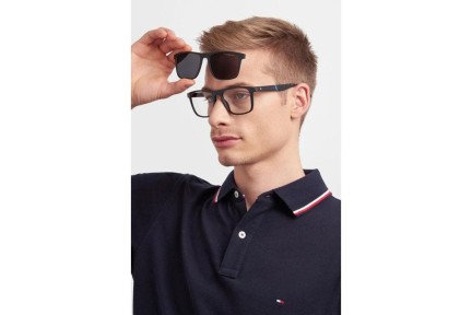 Ochelari Tommy Hilfiger TH1903/CS 807/M9 Polarized Pătrați Negri