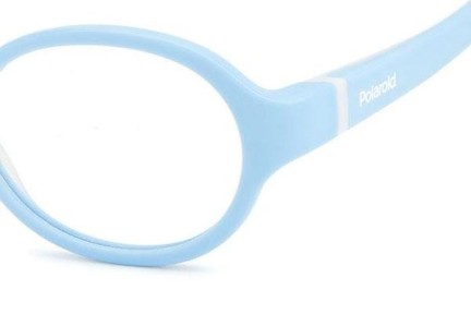 Ochelari Polaroid Junior PLDK004 R7Y Dreptunghiulari Albaștri