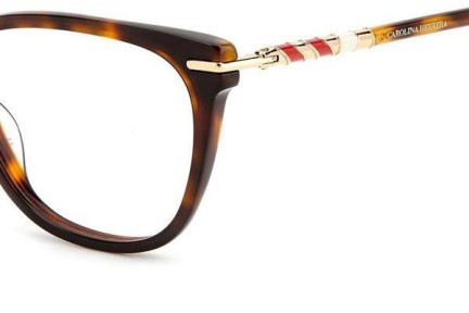 Ochelari Carolina Herrera HER0096 05L Dreptunghiulari Havana