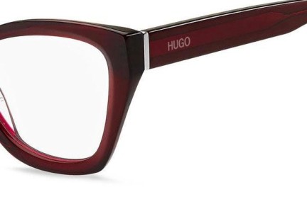 Ochelari HUGO HG1160 C9A Cat Eye Roșii