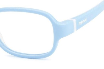 Ochelari Polaroid Junior PLDK003 R7Y Pătrați Albaștri