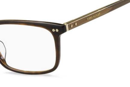 Ochelari Tommy Hilfiger TH1852/F 086 Dreptunghiulari Havana