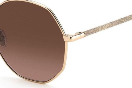 Ochelari de soare Jimmy Choo CORAL/G/SK 06J/HA Rotunzi Aurii