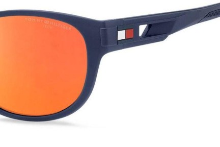 Ochelari de soare Tommy Hilfiger TH1912/S FLL/B8 Rotunzi Albaștri