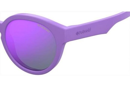 Ochelari de soare Polaroid Junior PLD8019/S/SM B3V/MF Polarized Rotunzi Violeți