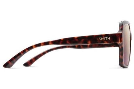 Ochelari de soare Smith FLARE 086/9V Polarized Pătrați Havana