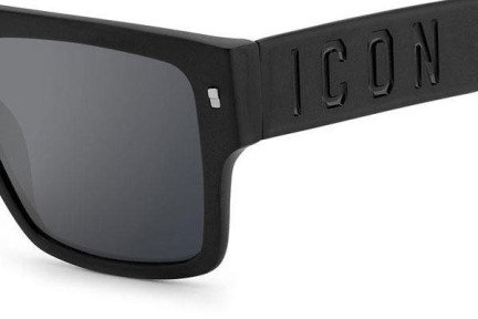 Ochelari de soare Dsquared2 ICON0003/S 003/T4 Flat Top Negri