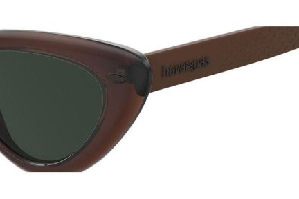 Ochelari de soare Havaianas PIPA 09Q/QT Cat Eye Maro