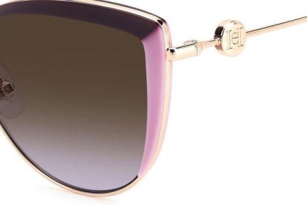 Ochelari de soare Carolina Herrera HER0112/S RY8/QR Cat Eye Violeți