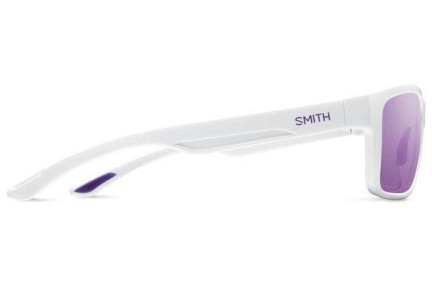 Ochelari de soare Smith SMITHHARBOUR 6HT/TE Dreptunghiulari Albi