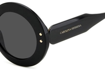 Ochelari de soare Carolina Herrera HER0081/S 807/IR Rotunzi Negri