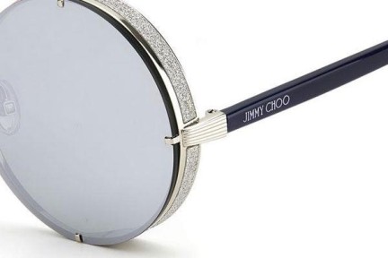 Ochelari de soare Jimmy Choo LILO/S 010/DC Rotunzi Argintii