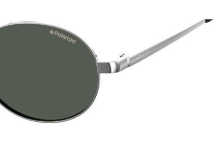 Ochelari de soare Polaroid #fedezselection Collection PLD6066/S 79D/M9 Polarized Rotunzi Argintii