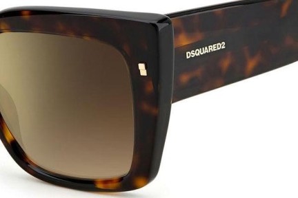 Ochelari de soare Dsquared2 D20017/S 086/JL Cat Eye Havana