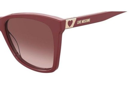 Ochelari de soare Love Moschino MOL034/S 8CQ/3X Pătrați Roșii