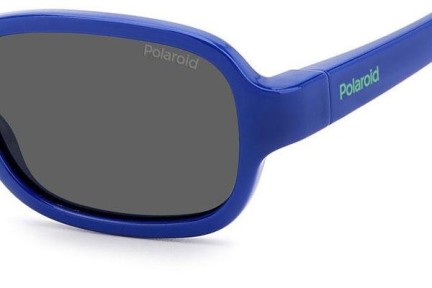 Ochelari de soare Polaroid Junior PLDK003/S PJP/M9 Polarized Ovali Albaștri