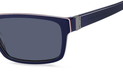 Ochelari de soare Tommy Hilfiger TH1798/S PJP/KU Dreptunghiulari Albaștri