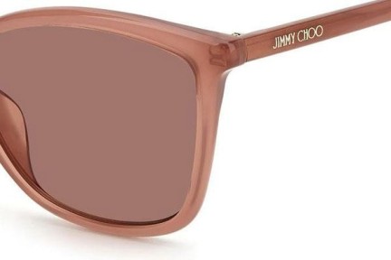 Ochelari de soare Jimmy Choo BA/G/S FWM/4S Cat Eye Roz