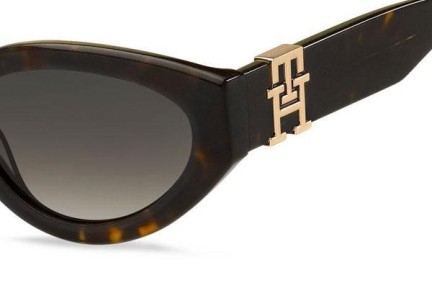 Ochelari de soare Tommy Hilfiger TH1957/S 086/HA Ovali Havana