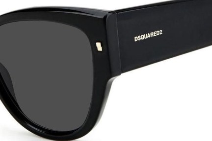 Ochelari de soare Dsquared2 D20016/S 2M2/IR Cat Eye Negri