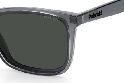 Ochelari de soare Polaroid PLD6144/S KB7/M9 Polarized Pătrați Gri