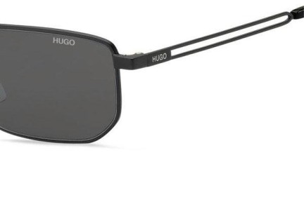 Ochelari de soare HUGO HG1143/S 003/IR Dreptunghiulari Negri