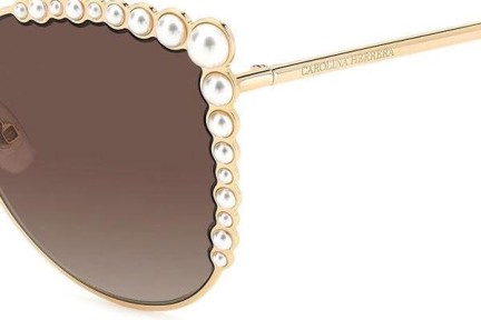 Ochelari de soare Carolina Herrera HER0076/S 000/HA Rotunzi Aurii