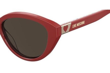 Ochelari de soare Love Moschino MOL033/S C9A/70 Cat Eye Roșii