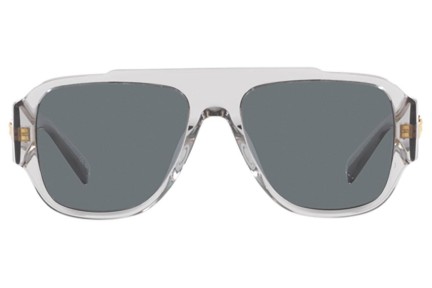 Ochelari de soare Versace Macy'S Aviator VE4436U 530580 Flat Top Gri