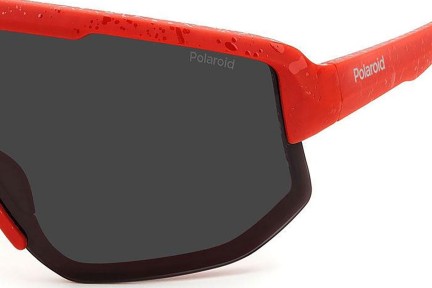 Ochelari de soare Polaroid PLD7047/S 0Z3/M9 Polarized Lentilă unică | Shield Roșii