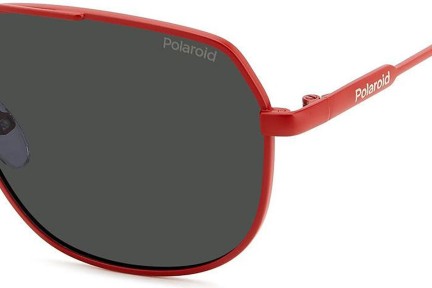 Ochelari de soare Polaroid PLD6195/S/X 0Z3/M9 Polarized Pilot Roșii