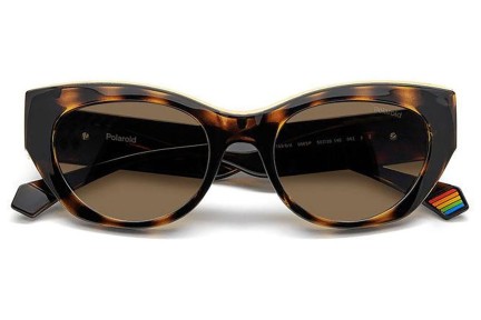 Ochelari de soare Polaroid PLD6199/S/X 086/SP Polarized Cat Eye Havana