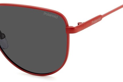 Ochelari de soare Polaroid PLD6196/S/X 0Z3/M9 Polarized Ovali Roșii